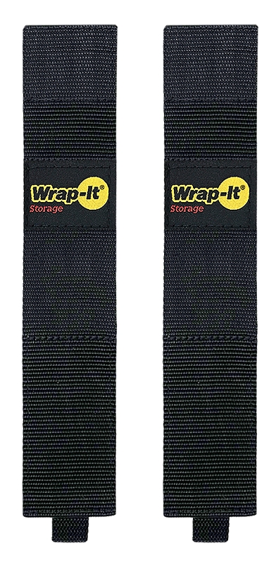 Wrap-It Storage 102-TWIN-16BL Heavy-Duty Twin Strap, 2 in W, 16 in L, Polypropylene, Blue