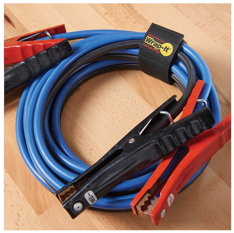 Wrap-It Storage 704-12B Storage Strap, 12 in L, 2 in W, Fastening Method: Hook and Loop
