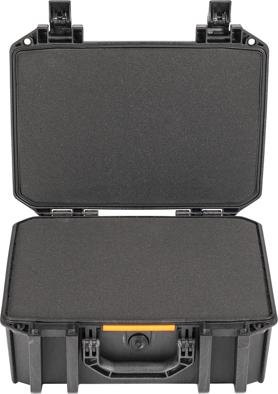 Pelican International VCV300-0020BLK Large Pistol Case, Polyethylene, Black, Hasp Lock