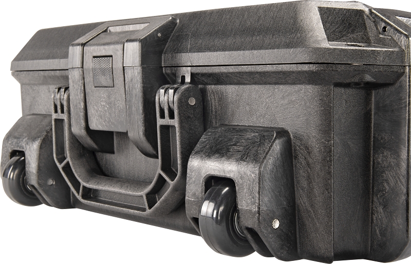 Pelican Vault Series VCV730-0000-BLK Tactical Rifle Case, 47.12 in L, 19.18 in W, 6.9 in H, Polyethylene, Black