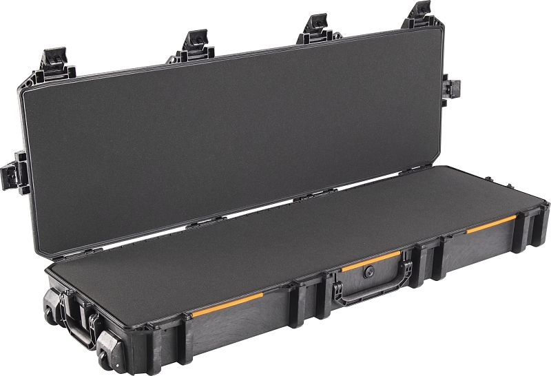 Pelican Vault Series VCV800-0000-BLK Double Rifle Case, 2 Gun Holding, ABS/Polyethylene/Polymer/Polyurethane, Black