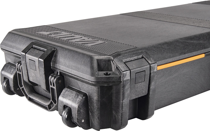 Pelican Vault Series VCV800-0000-BLK Double Rifle Case, 2 Gun Holding, ABS/Polyethylene/Polymer/Polyurethane, Black