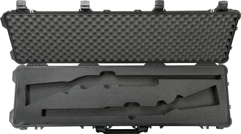 Pelican 017500-0000-110 Protector Long Case, 53.6 in L, 16.05 in W, 6.13 in H, Polypropylene, Black