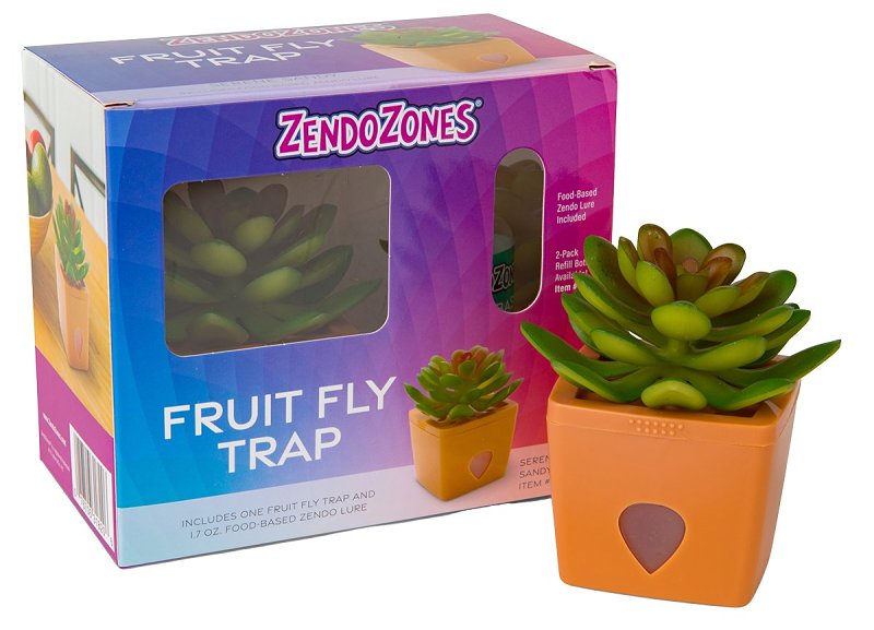 ZendoZones 1820-SS Serene Sandy Fruit Fly Trap