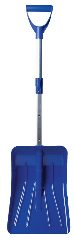 Rugg SC2132 Trunk Shovel, Arctic Plow Blade, Plastic/Polyester Blade, Aluminum Handle, Blue