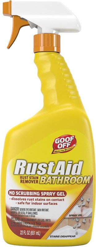 Goof Off ESX200055 Rust Stain Remover, 22 oz, Liquid, Green