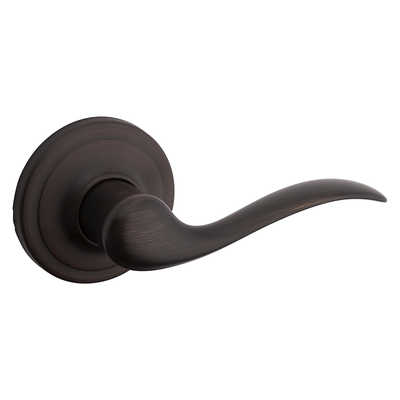 Kwikset Signature Series 720TNL11PCP Passage Lever, 2-1/4 in Strike, 2-3/32 in Projection