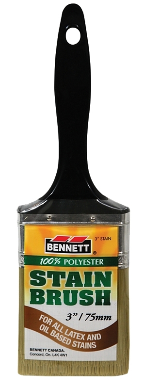 Bennett 3IN STAIN Paint Brush, Polyester Bristle
