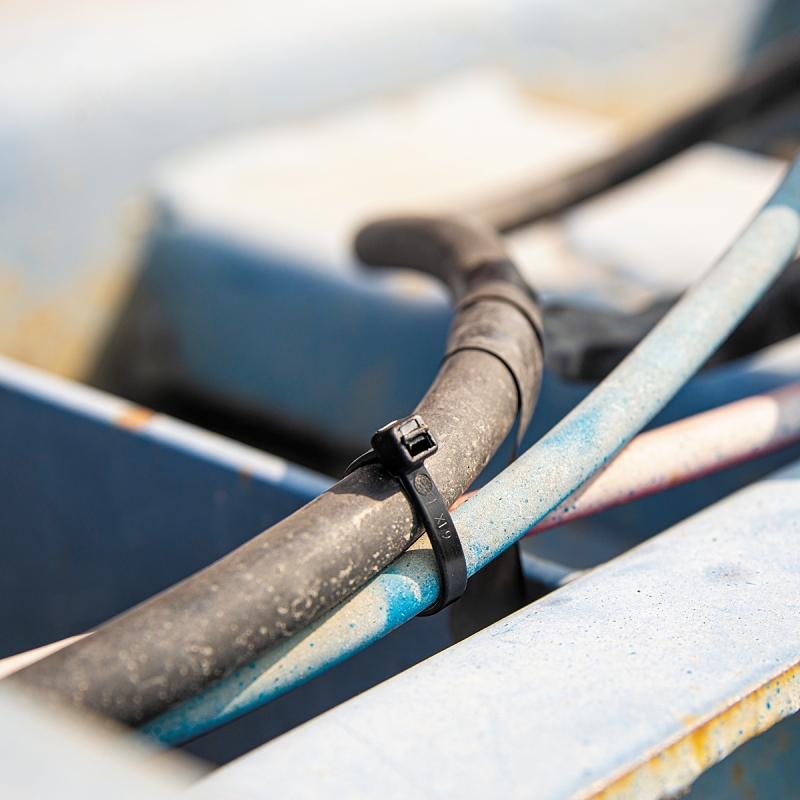 Cable Tie Xtreme 8" Black 50lb GB Gardner Bender 45-524UVB 24インチ 紫外線 ブラック 高耐久 ケーブルタイ 10本