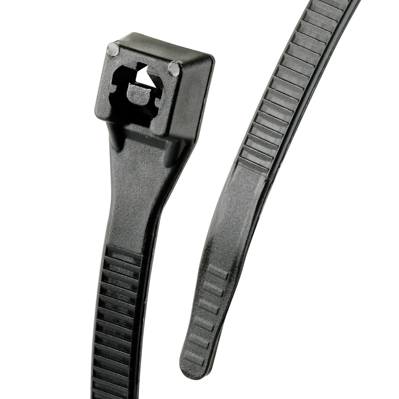 Gardner Bender Xtreme 45-314UVBFZ Cable Tie, Nylon, Black, 14 in L, 20/PK