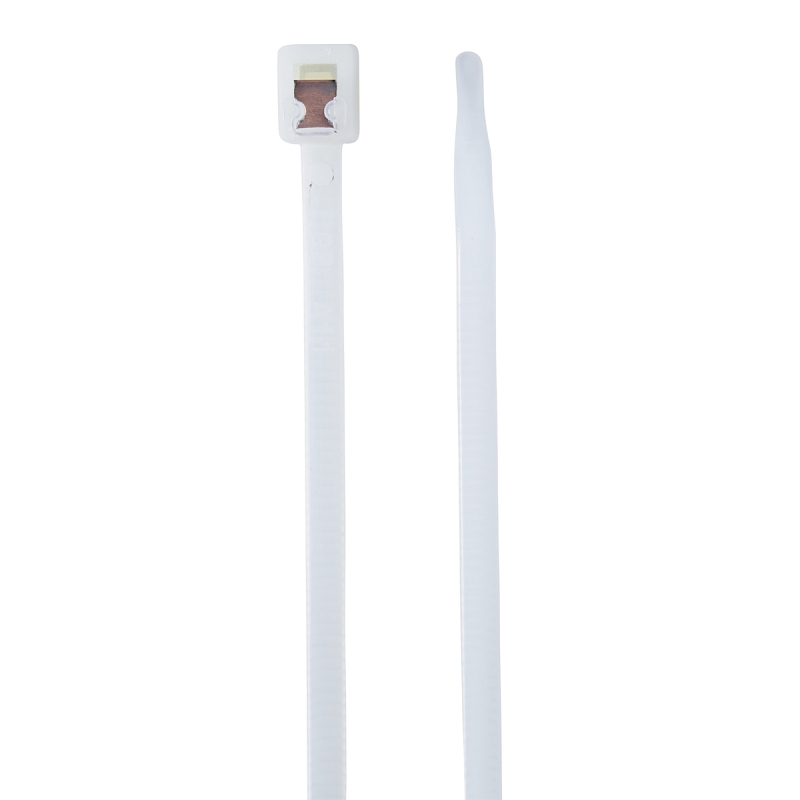 Gardner Bender 45-314SC Cable Tie, 4 in Max Bundle Dia, Double-Lock Locking, 6/6 Nylon, Natural, 14 in L, 20/PK