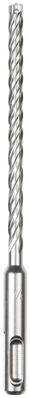 Milwaukee MX4 48-20-7331 Rotary Hammer Drill Bit, 1/4 in Dia, 6 in OAL, 4-Cutter, 13/32 in Dia Shank