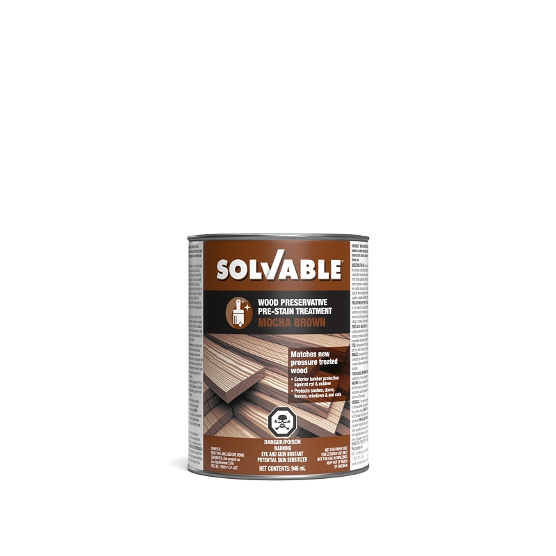 PRESERVATIVE WD MOCHA BRN 1QT