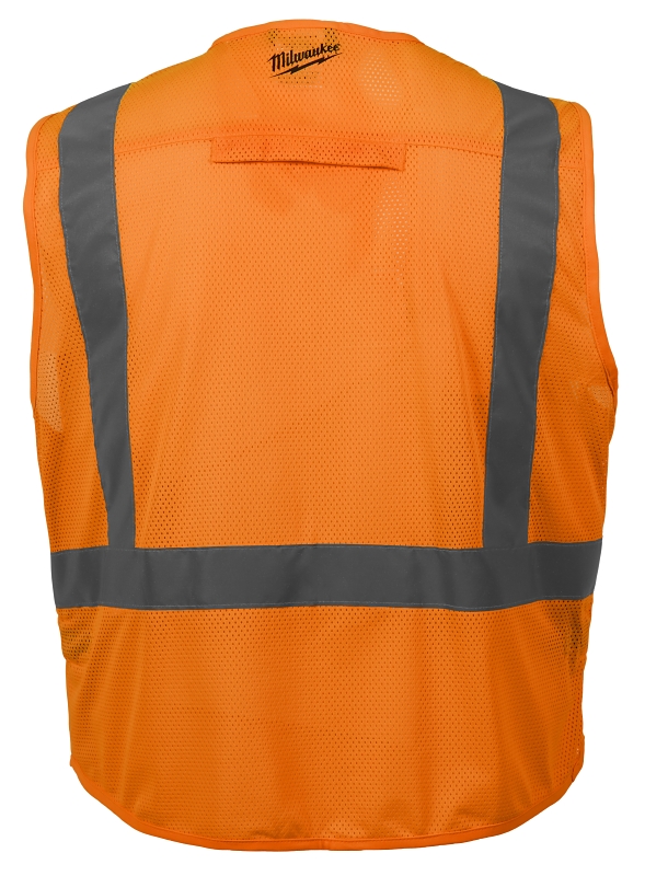 VEST SAFETY HI-VIS ORANGE L/XL