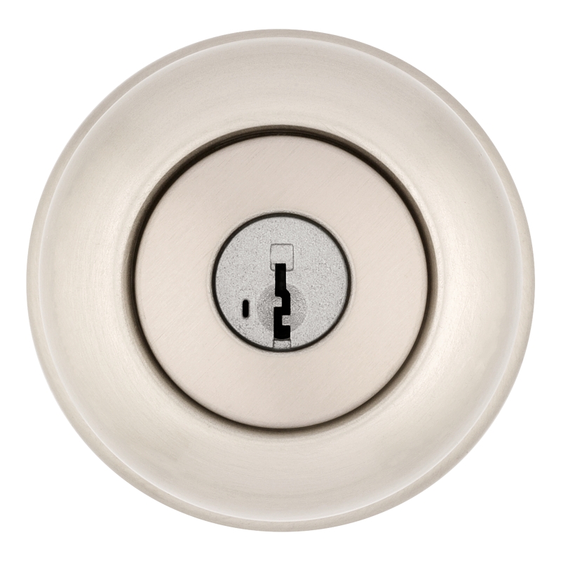 Kwikset 94002-954 Entry Door Lockset, Knob Handle, Satin Nickel, Zinc, KW1, SC1 Keyway, Re-Key Technology: SmartKey