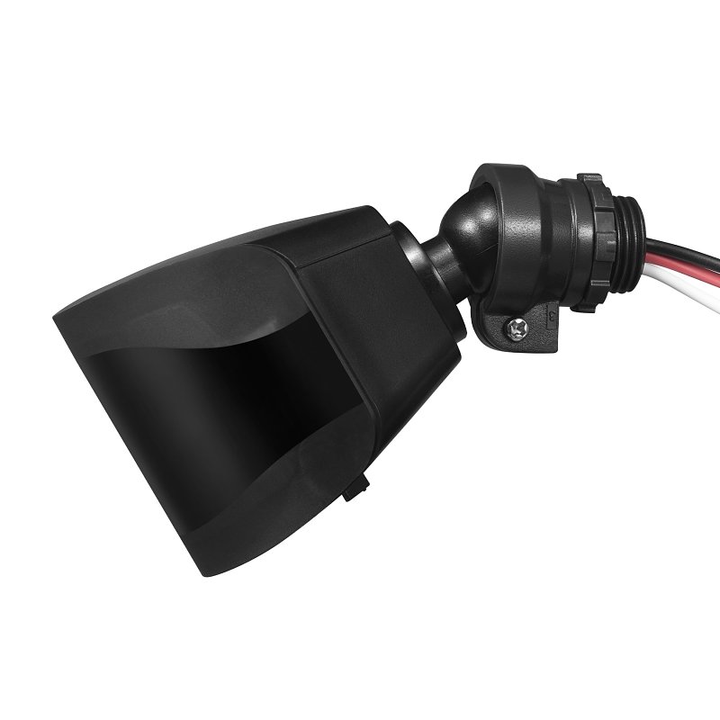 globe 17000184 Flood Light Replacement Sensor, 240 deg Detection, Black