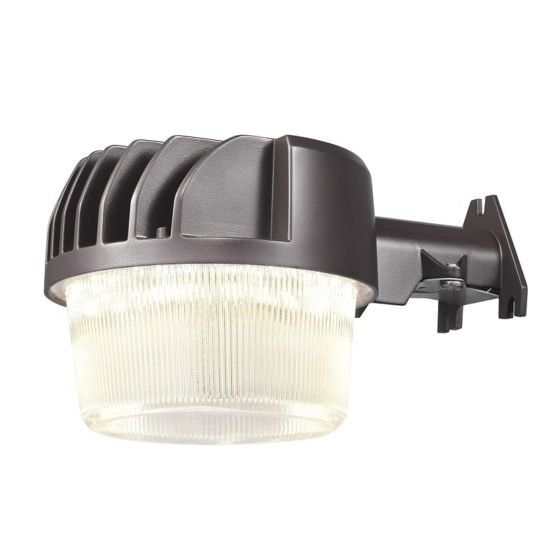 globe 17000193 Dusk-to-Dawn Barn Security Flood Light, LED Lamp, 4500 Lumens, 4000 K Color Temp