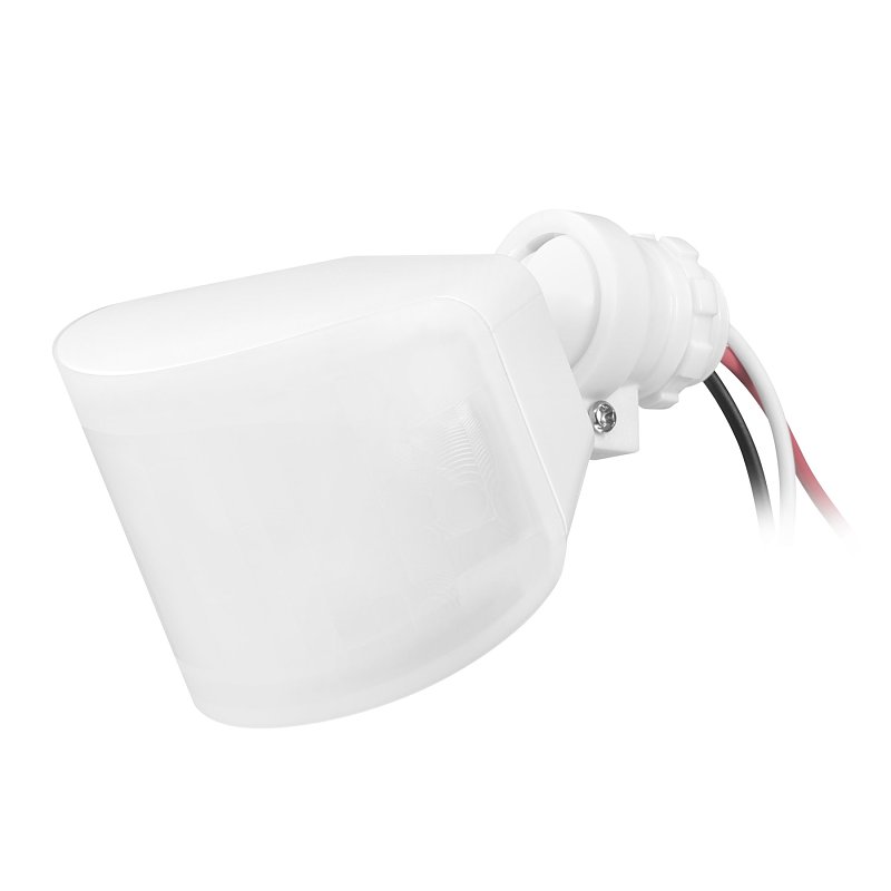 globe 17000223 Flood Light Replacement Sensor, 240 deg Detection, White