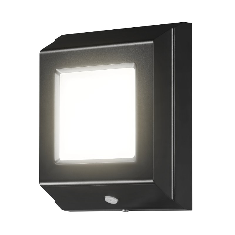 globe 17000196 Slim Wire Wall Pack, LED Lamp, 1000 Lumens, 4000 K Color Temp
