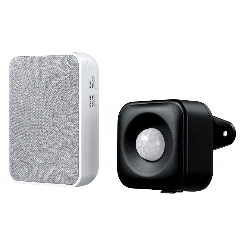 Heath Zenith 18000208 Smart Doorbell Motion Sensor, Plastic, Black/White