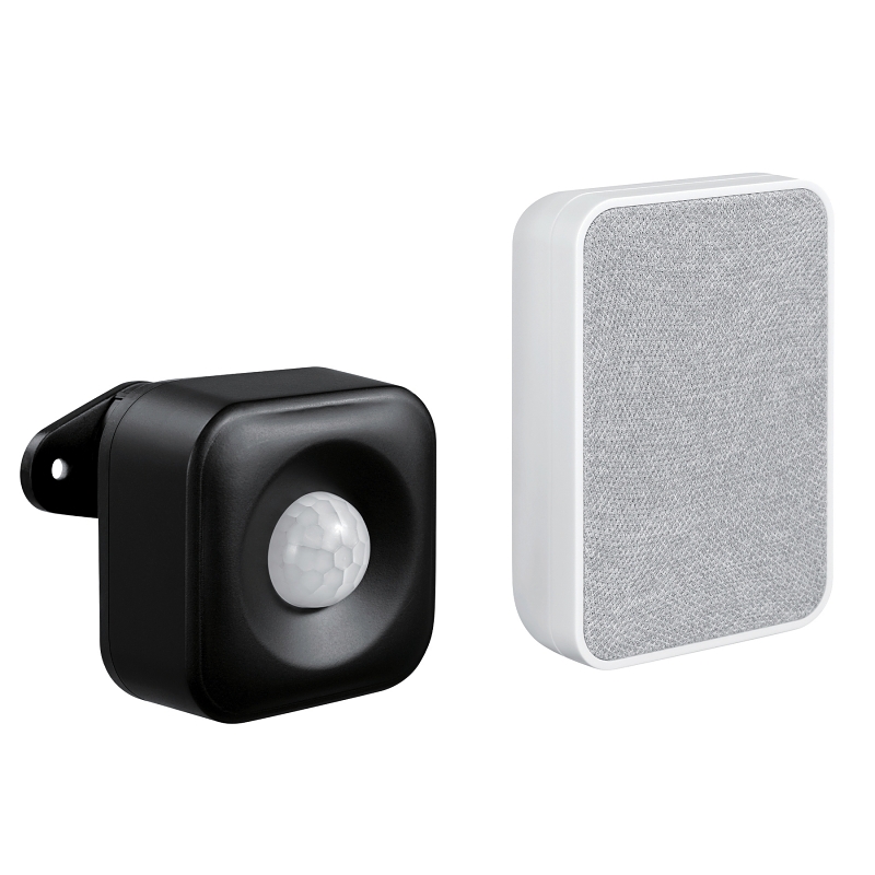 Heath Zenith 18000208 Smart Doorbell Motion Sensor, Plastic, Black/White