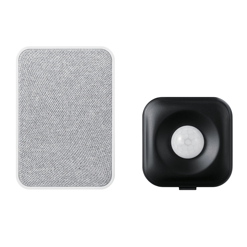 Heath Zenith 18000208 Smart Doorbell Motion Sensor, Plastic, Black/White