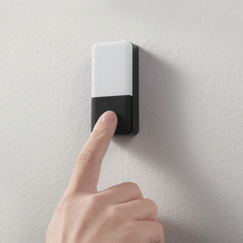 Heath Zenith 18000154 Door Chime Bell, Wireless, Black/White