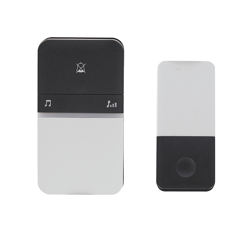 Heath Zenith 18000154 Door Chime Bell, Wireless, Black/White