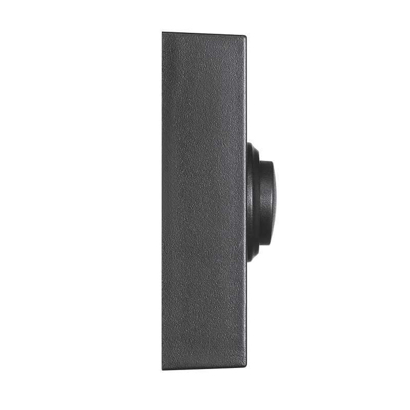 Heath Zenith 18000159 Pushbutton Doorbell, Wireless, Rectangular, Black