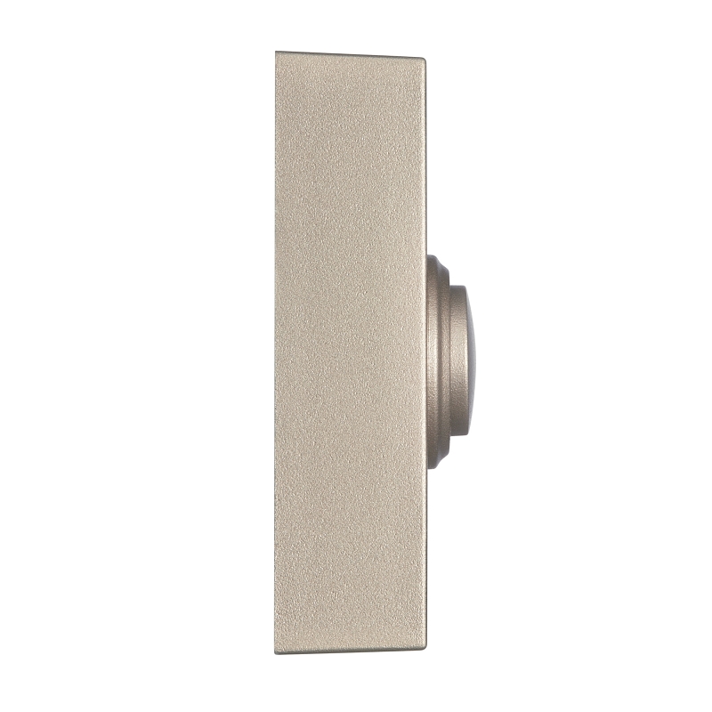 Heath Zenith 18000219 Doorbell Pushbutton, Wireless, Plastic, Silver, Unlighted