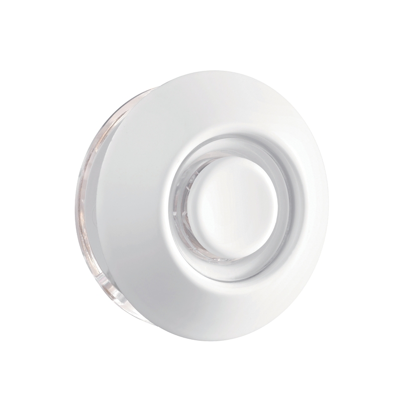 BUTTON PUSH WRD REC MT WHT MTL