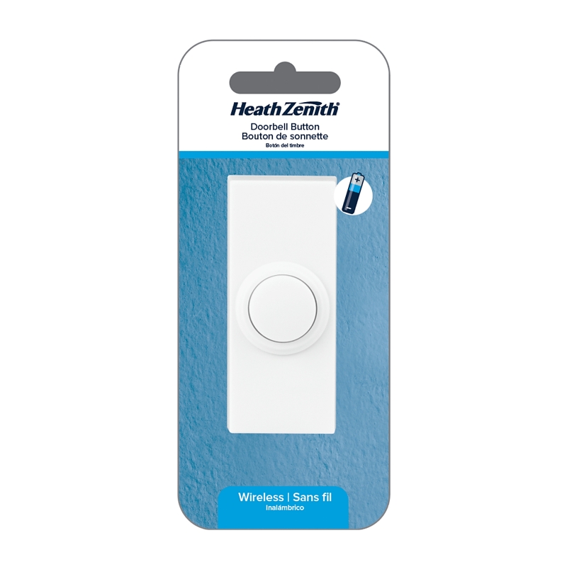BELL DOOR BUTTON-WL WHITE