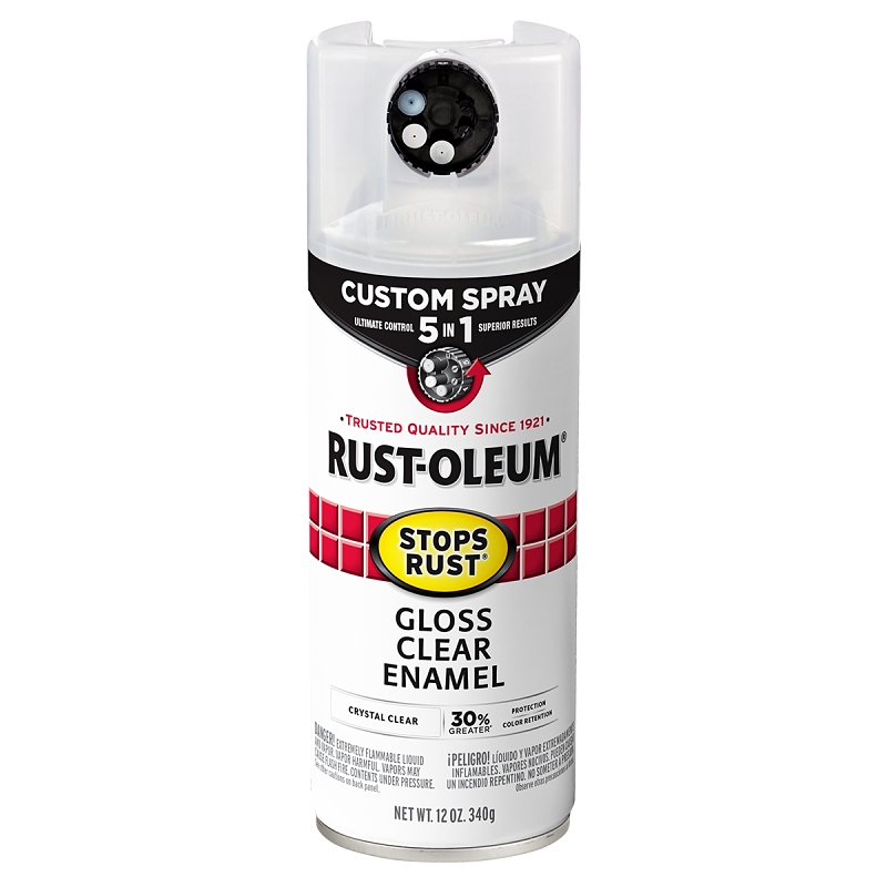 Rust-Oleum 15 oz. Rust Preventative Gloss Crystal Clear Spray