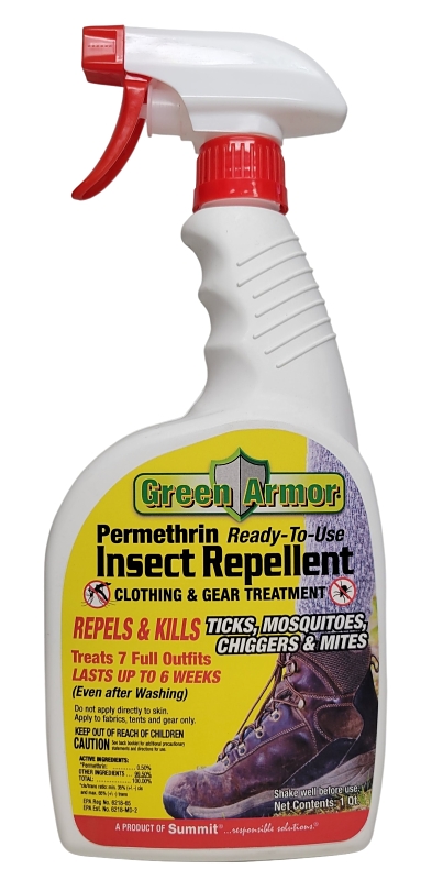 Summit Green Armor 105-12 Insect Repellent, Liquid, Slight Chemical, 1 qt, Bottle