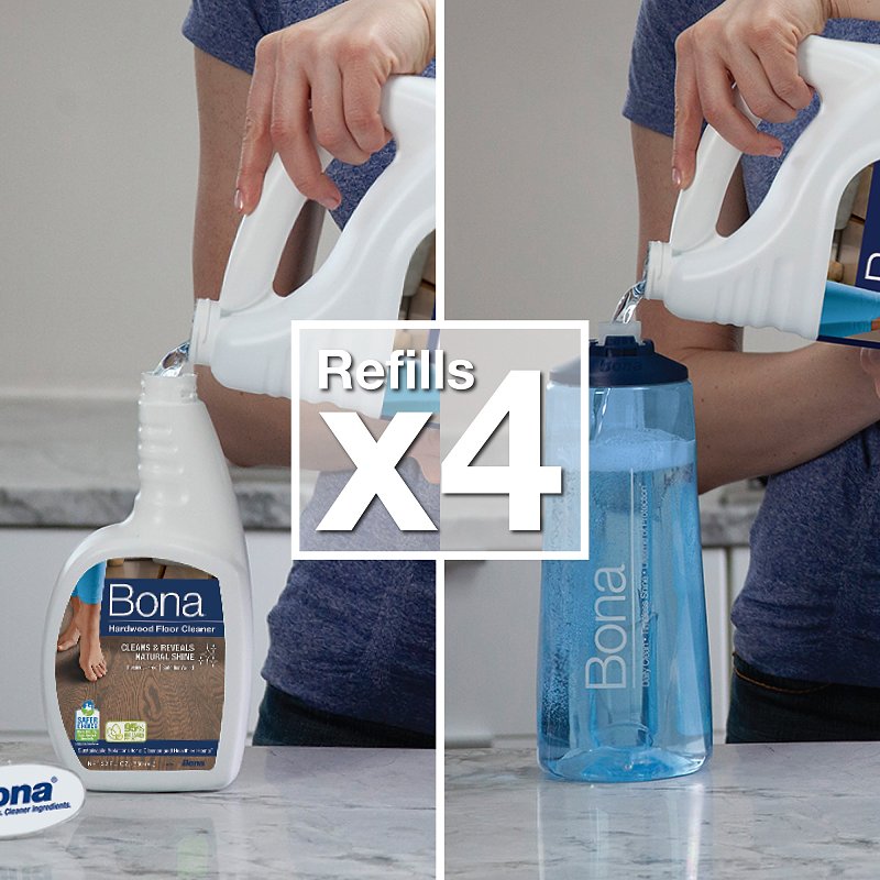 Bona WM700018159 Hardwood Floor Cleaner Refill, 1 gal, Liquid