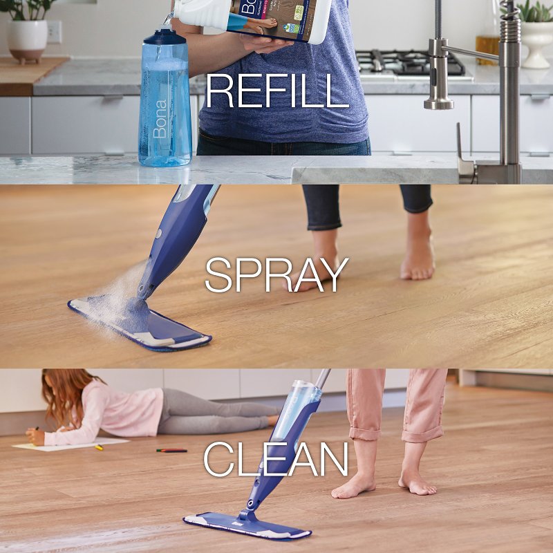 Bona WM700018159 Hardwood Floor Cleaner Refill, 1 gal, Liquid