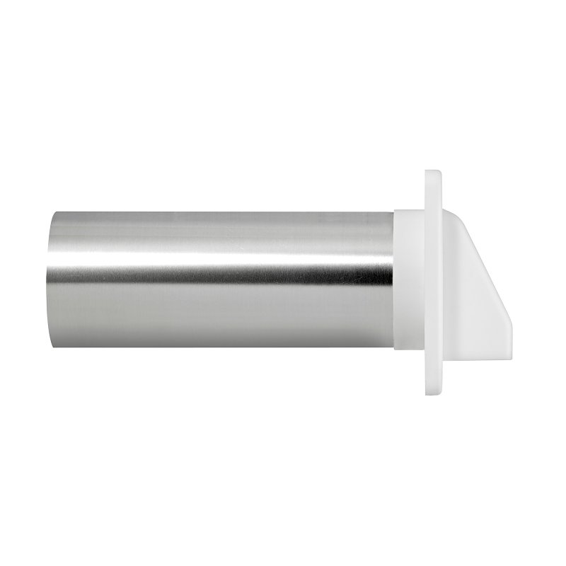 Lambro 604WTP Fresh Air Intake Vent, 4 in Dia, Plastic, White
