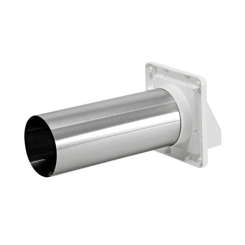 Lambro 604WTP Fresh Air Intake Vent, 4 in Dia, Plastic, White
