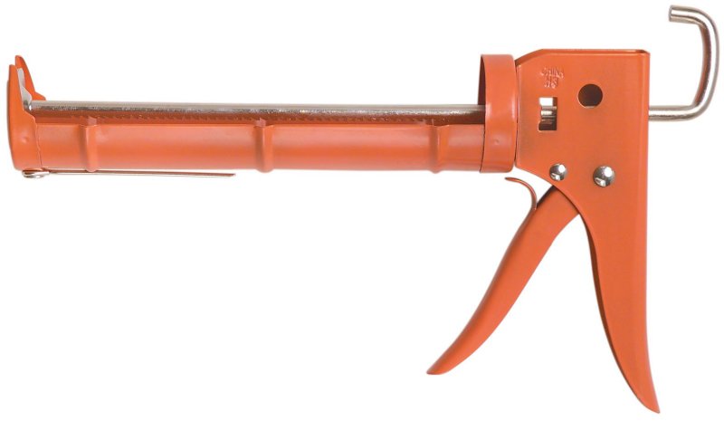 Hyde 46310 Caulk Gun, Orange, 10 oz Cartridge, Ratchet Handle
