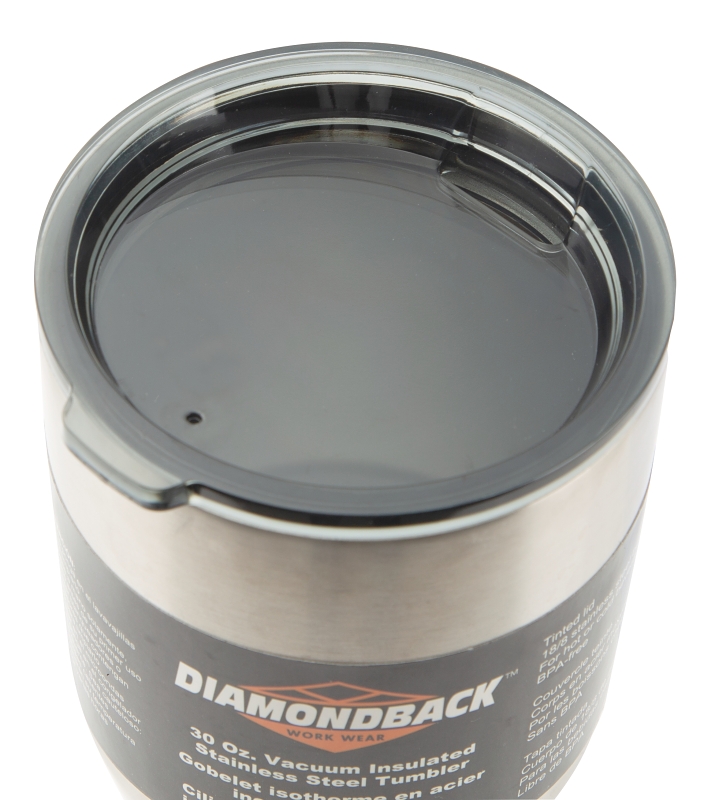 Diamondback BP-Y01O Vacuum Tumbler, 30 oz, Stainless Steel, Insulated