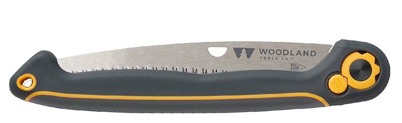 Woodland Tools Co 06-5003-100 Folding Saw, High Carbon Steel Blade, 8 TPI, Composite Handle, Cushioned Grip Handle