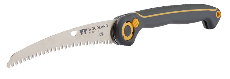 Woodland Tools Co 06-5003-100 Folding Saw, High Carbon Steel Blade, 8 TPI, Composite Handle, Cushioned Grip Handle