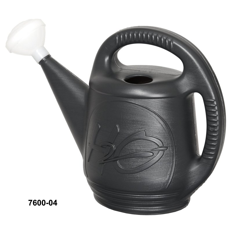 DCN 7400 Watering Can, 2 gal Can, Shower Spout, Slate Grey
