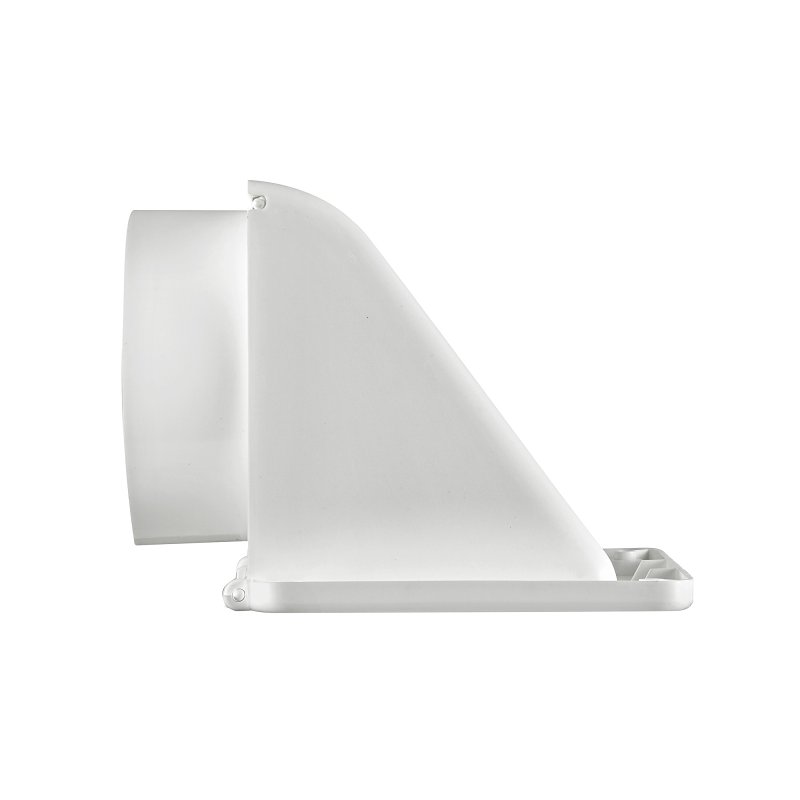 Lambro 164W Under Eave Vent, 8.91 in L, 7.63 in W, Plastic, White