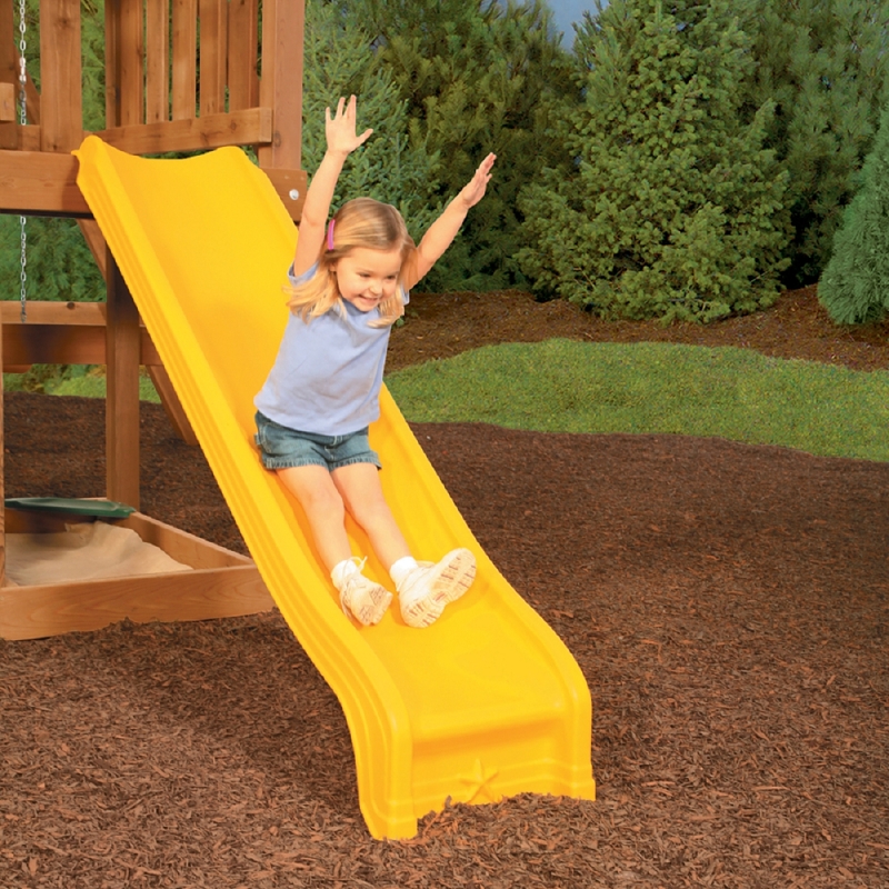 Playstar PS 8813 Scoop Slide, Yellow, For: 48 in Playdeck
