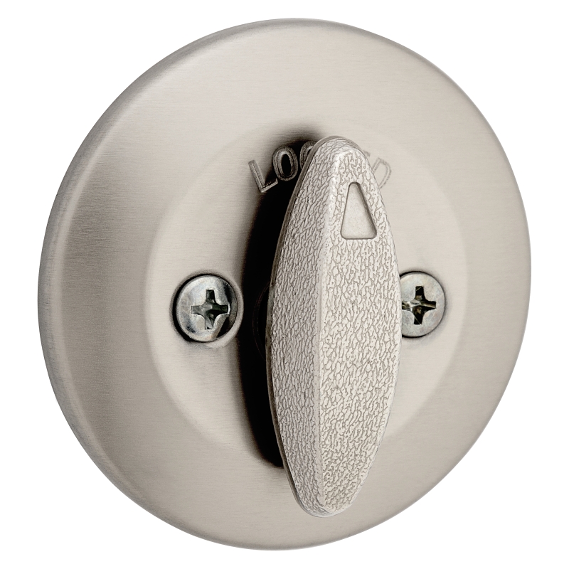 Kwikset 660 15 RCAL RCS Deadbolt, SmartKey Key, Metal, Satin Nickel, 2-3/8 to 2-3/4 in Backset, K3 Keyway