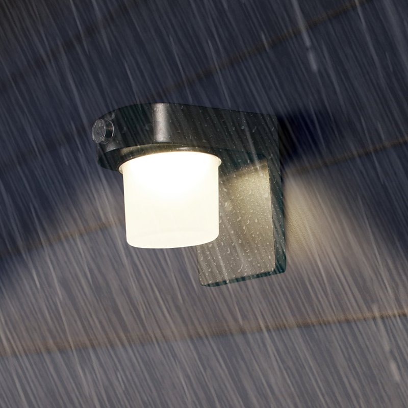 LIGHT PATIO D2D WRD BLK 1000LM