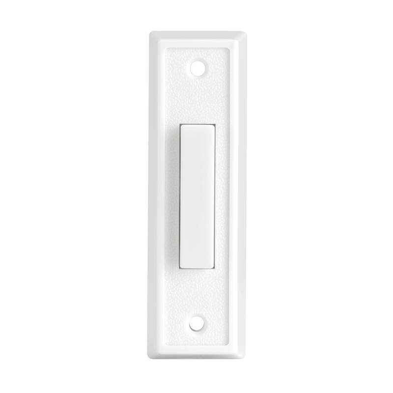 Heath Zenith 18000092 Doorbell Button, Wired, Push Button, Plastic, White, Lighted