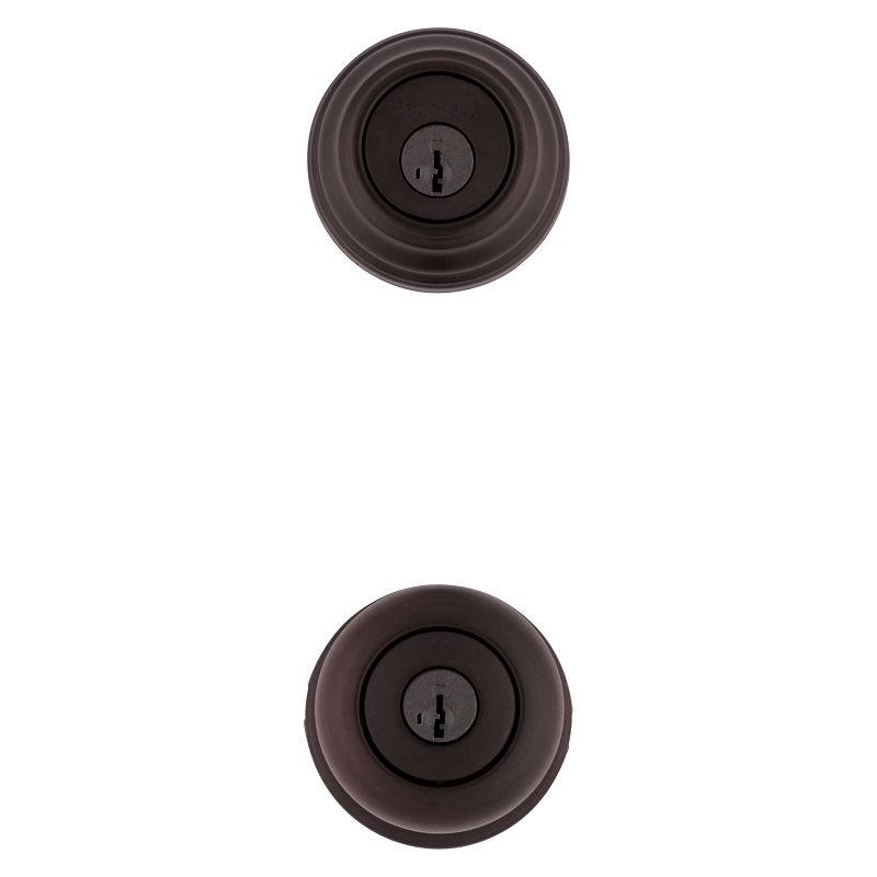 Kwikset Signature Series 99910-035 Combination Lockset, Knob Handle, Juno Design, Venetian Bronze, 2 Grade