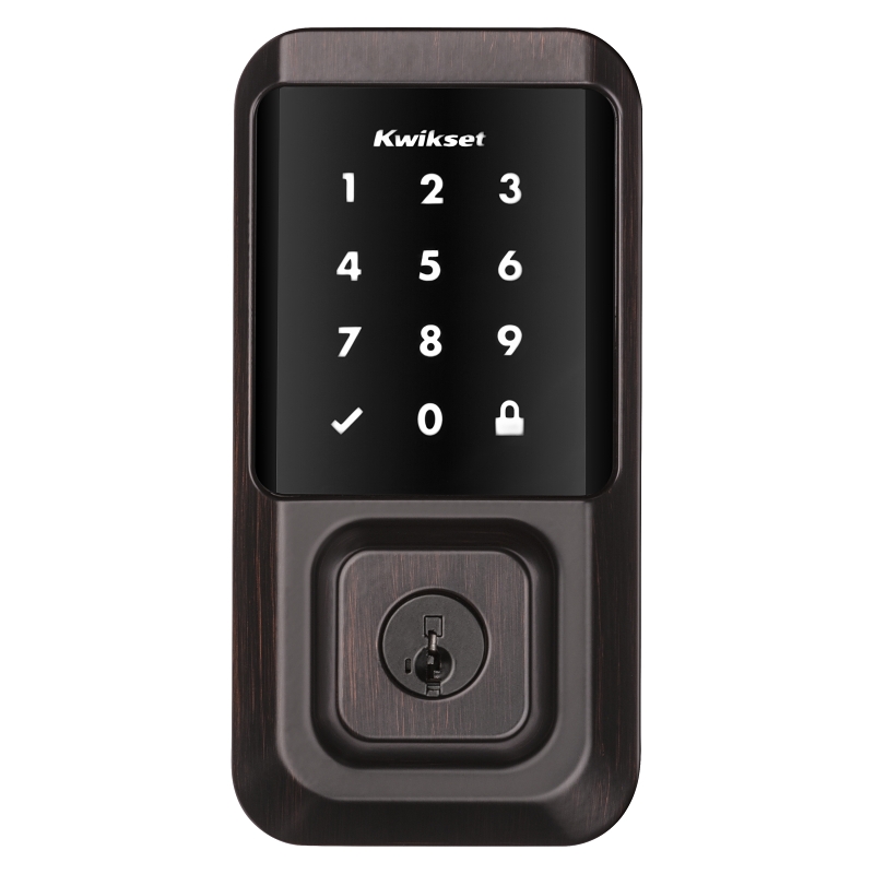 Kwikset Halo Series 939 WIFI TSCR 11P Electronic Deadbolt, Venetian Bronze, Residential, AAA Grade, Zinc